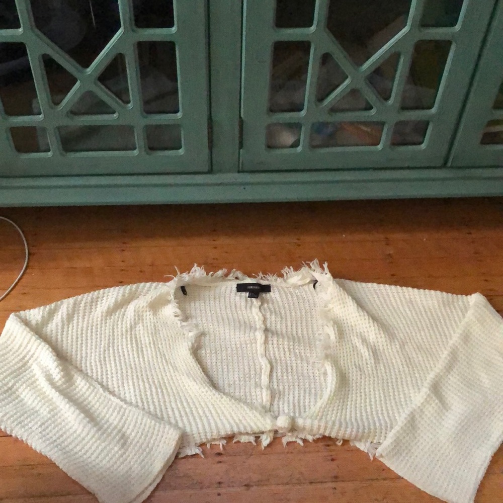 Cropped forever 21 sweater!